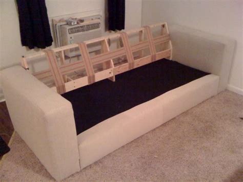 Build your own outdoor sofa with just 11 2x4s. how to build a frame. cushion... etc. lumberjocks.com ...