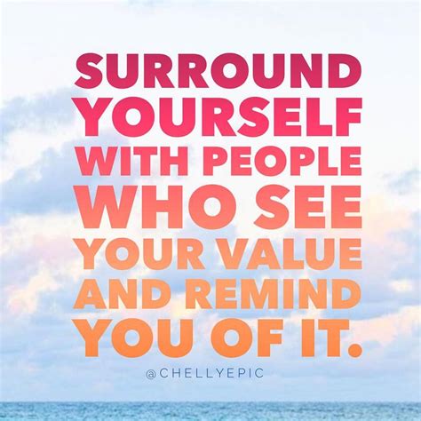 An Orange And Pink Poster With The Words Surround Yourself With People