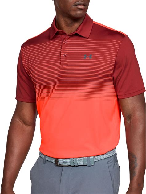 Under Armour Under Armour Mens Playoff 20 Ombre Stripe Golf Polo