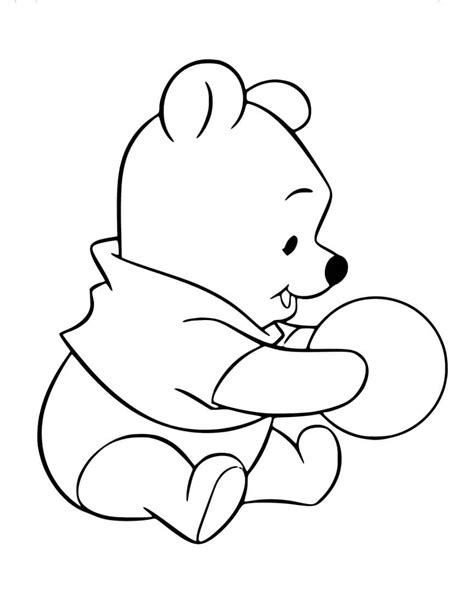 Dibujos De Winnie Pooh Bebe Para Colorear Winnie Pooh Para Colorear