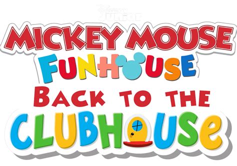 Mickey Mouse Funhouse Back To The Clubhouse Logo By Bigmariofan99 On