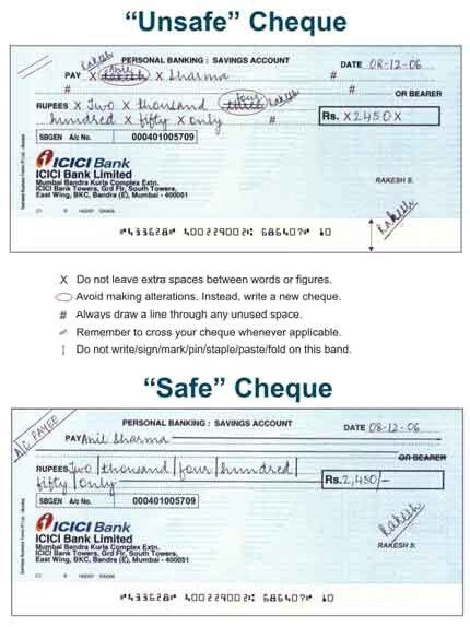 It needs to be mentioned that icici bank allows credit card users to make their payments through. Cash Safety Measures - ICICI Bank