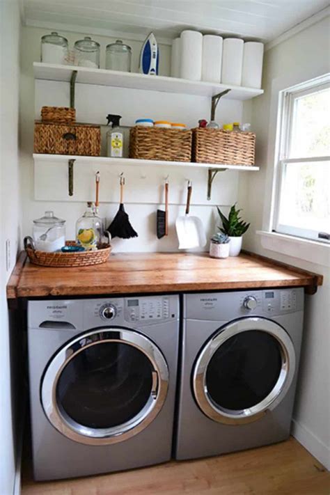 10 Small But Seriously Stylish Laundry Rooms That Will Actually Make