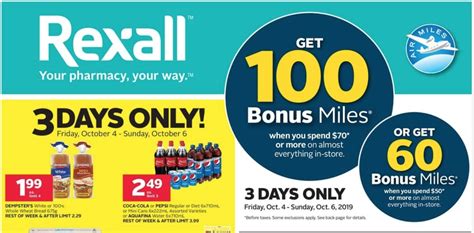 Rexall Pharma Plus Canada Coupon And Flyers Deals Get Up To 100 Bonus
