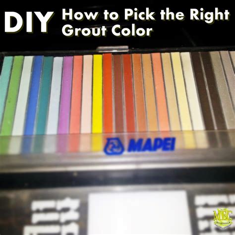 Picking The Perfect Grout Color