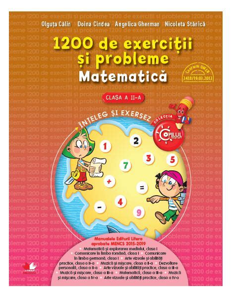 1200 De Exercitii Si Probleme Matematica Clasa A Ii A Pdf Olguta