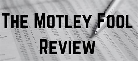 The Motley Fool Stock Market Subscription Service My Review