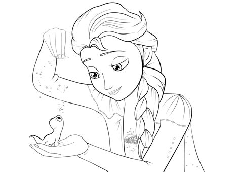 Elsa Boyaması Anna Et Elsa Coloriage Shefalitayal Elsa çizgi Film