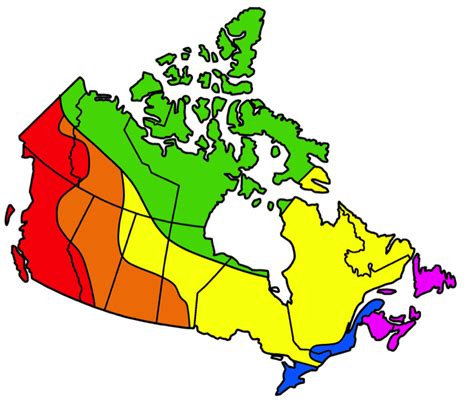 6 Regions Of Canada Map Get Map Update