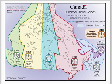 Map Of Canada Showing Time Zones Secretmuseum