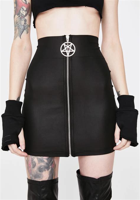 Killstar Demon Dance Mini Skirt Dolls Kill In 2020 Mini Skirts Plaid Mini Skirt Lace Mini