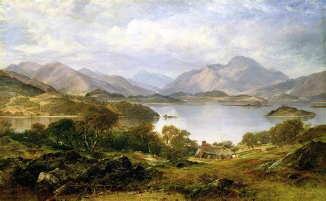 Loch Lomond 1861 Painting By Horatio Mcculloch Fine Art America