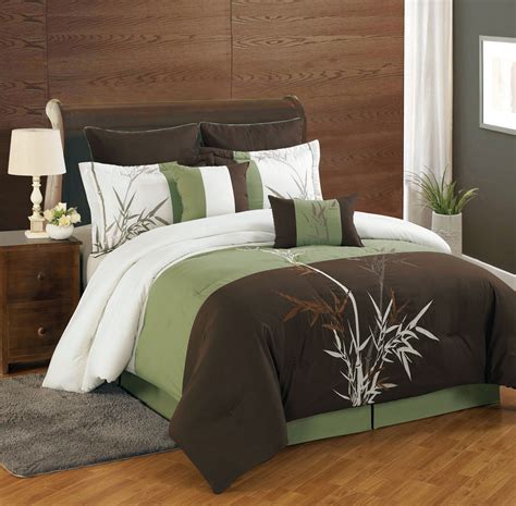 Shop for california king comforter sets at bed bath & beyond. 8 Piece Cal King Bamboo Embroidered Comforter Set