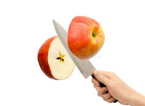 Knife And Apple Stock Photo Image Of Detail Knife Background 19458072