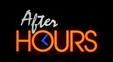 After Hours Main Title Fonts In Use