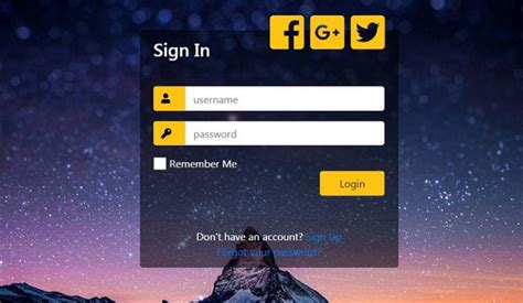 The Best Bootstrap Login Form Templates To Use