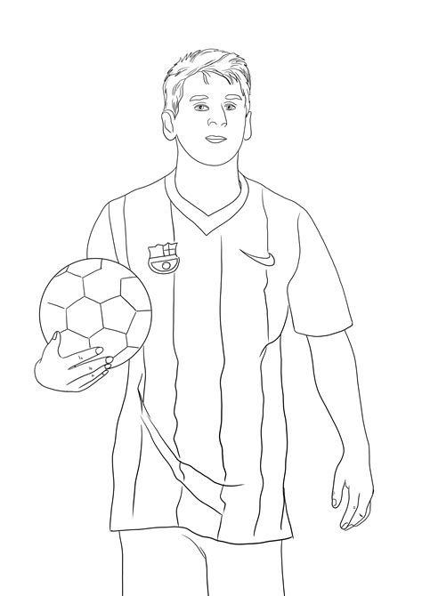 Dibujo De Messi Dibujo Para Colorear De Lionel Messi Porn Sex Picture