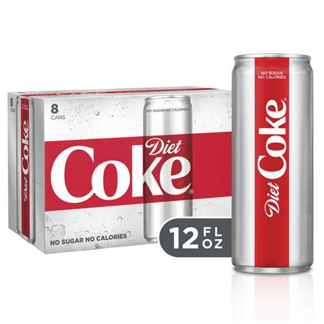 Diet Coke Soda Soft Drink 12 Fl Oz 8 Pack