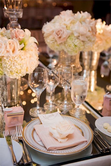 45 Modern Impressive Wedding Table Setting Ideas For Guests To Admire