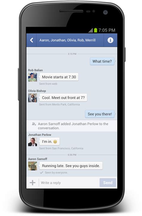 Facebook messenger for android is this social giant's effort at joining the world of instant messaging. Facebook Messenger Continues War on SMS With Android ...