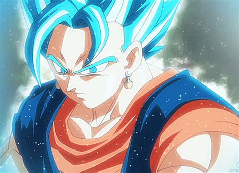 When creating a topic to discuss new spoilers, put a warning in the title, and keep the title itself spoiler free. Goku Super Saiyan Blue (Dragon Ball Z) GIF Animations