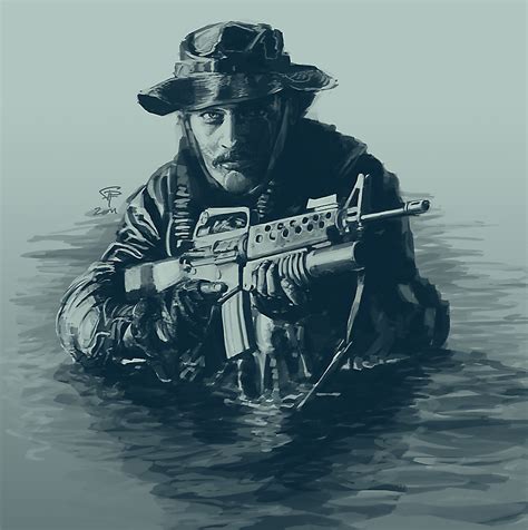 The navy seal sniper manual is the bible these elite marksmen study and master long before taking on their first confidential mission. Navy Seals Drawing at GetDrawings | Free download