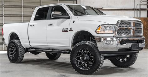 The 2017 ram 1500 night package adds a blackout package to the monochromatic sport, adding a black grille surround with hex pattern inserts the shifts were unnoticeable and the acceleration was beyond crisp. SOLD! Lifted 2018 Ram 2500 4x4 Crew Cab Laramie Stock ...