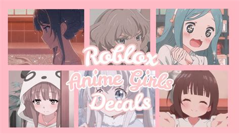 Roblox bloxburg and royale high aesthetic anime decal codes part 3. ROBLOX || Bloxburg x Royale High ~ Aesthetic Anime Girls ...