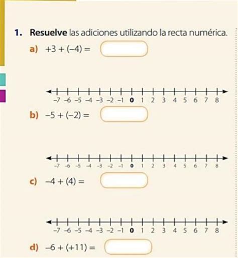 resuelve las adiciones usando la recta numérica Es para hoy ayuda