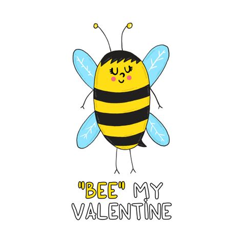 Bee My Valentine Valentine T Shirt Teepublic