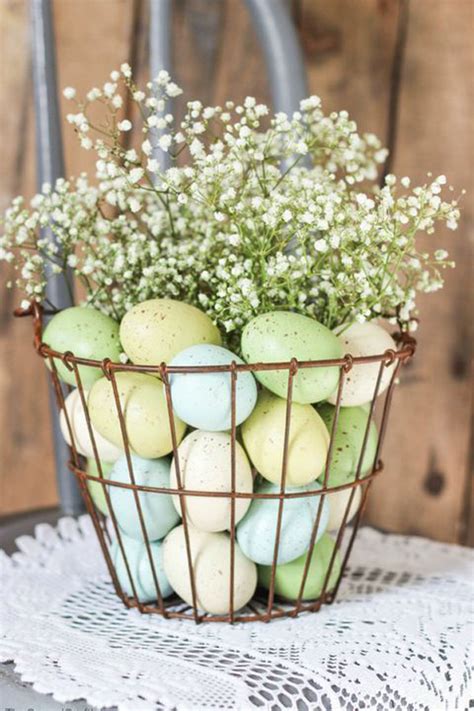 30 Cute Diy Easter Decoration Ideas With Pastel Colors Homemydesign