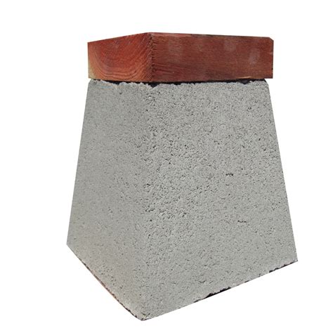 Quikrete Concrete Deck Block Common 10 In X 10 In X 10 In Actual 9