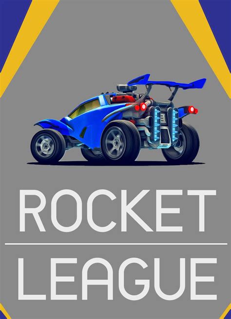 Find art you'll love and put it on our wall! Rocket League Poster | Rocket league, League, Rocket