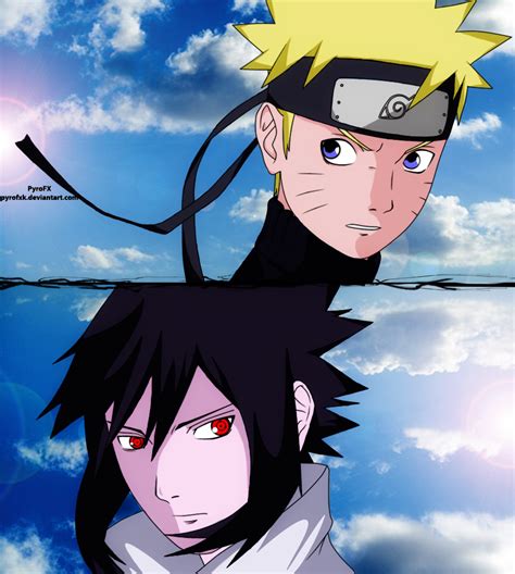 Naruto And Sasuke Clash Wallpaper Bakaninime
