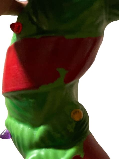 Mr. Christmas 19.25" Vtg Nostalgic Style Blow Mold Wreath Lighted Wall