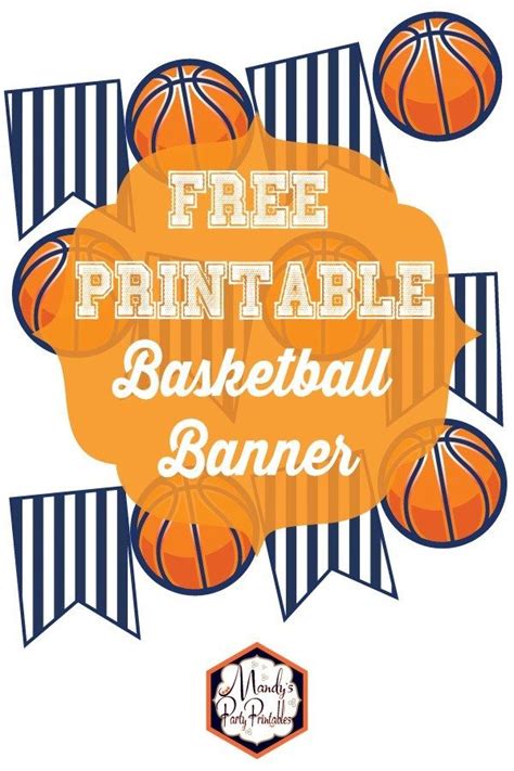 Basketball Birthday Party Free Printables
