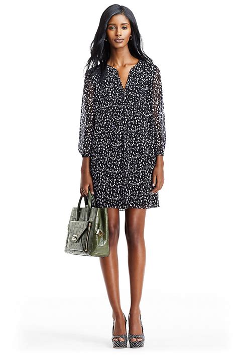 Dvf Aria Chiffon Tunic Dress Landing Pages By Dvf