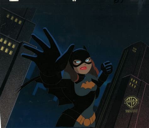Batman The Animated Series Production Cel Batgirl In Stephen Pipers