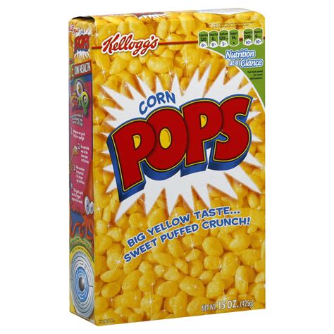 Kelloggs Corn Pops Cereal 15 Oz 425 G