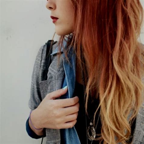 You've already got the golden/warm tone going, so just add some light brown dye. Ginger dip dye | Ombre hair blonde, Ombre hair, Red ombre hair