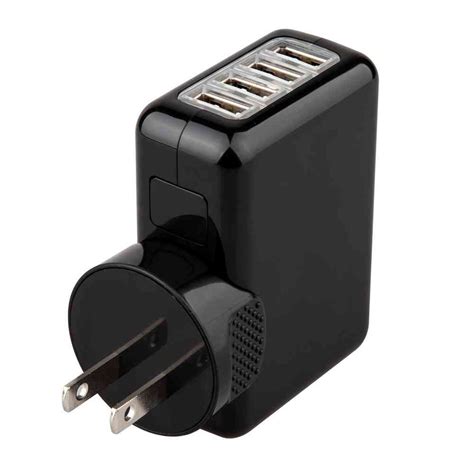 4 port usb world travel adapter and wall charger eu uk us au