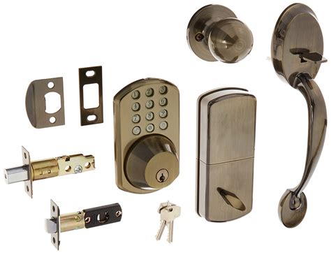 Buy Milocks Btf 02aq Digital Deadbolt Door Lock And Passage Handle Set