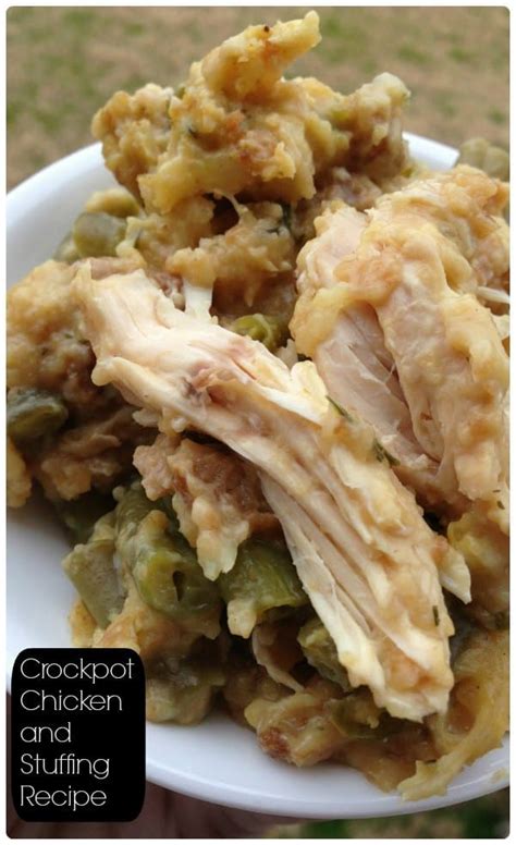 Crockpot Chicken And Stuffing Recipe