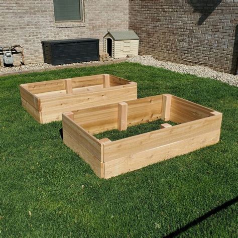Cedar Raised Bed Garden Planter Diy Joebcrafts