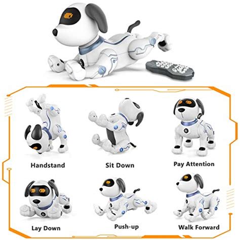 Okk Interactive Robot Dog Toy Remote Control Smart Walking And Dancing