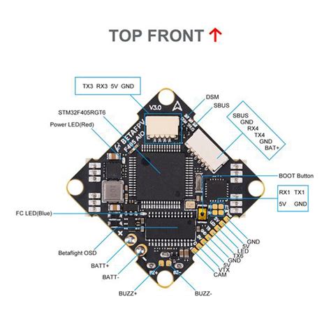 Betafpv F405 20a 2 4s Blhelis Aio Brushless Flight Controller Whoop