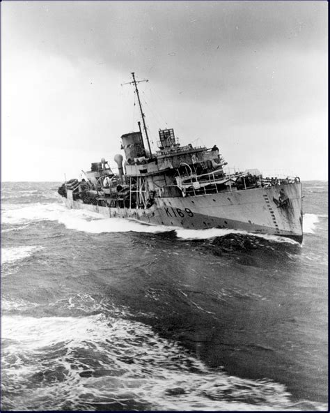 Hmcs Rosthern K169 A Flower Class Corvette That Served In The Royal