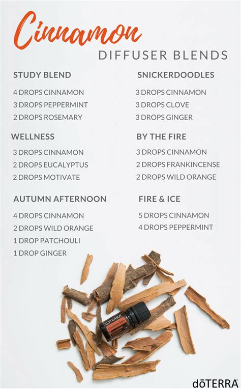 Cinnamon Bark Diffuser Blends Essential Oil Blends Recipes Essential Oil Diffuser Recipes