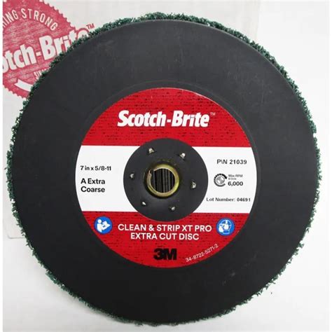3m Scotch Brite Clean And Strip Xt Pro Extra Cut Disc Ao 7x58 11 21039