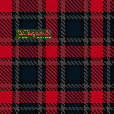 Clark Red Fabric By Dc Dalgliesh Hand Crafted Tartans